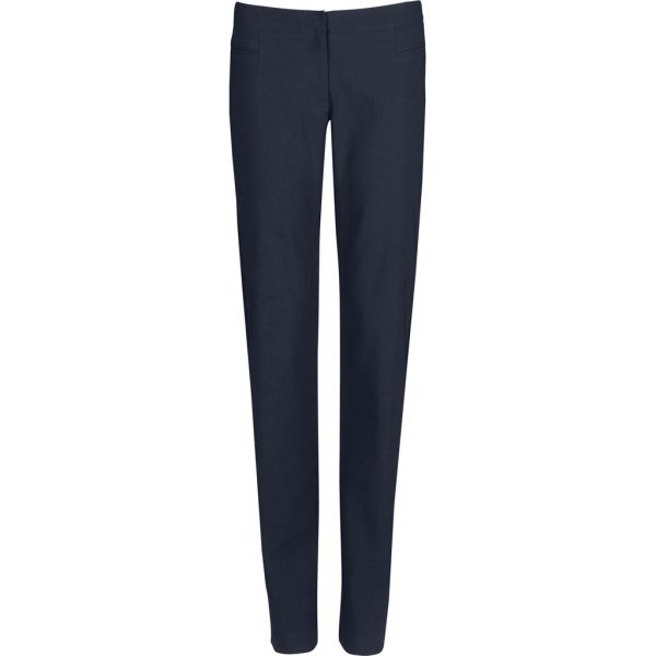 Ladies Cambridge Flat Front Pants - Navy