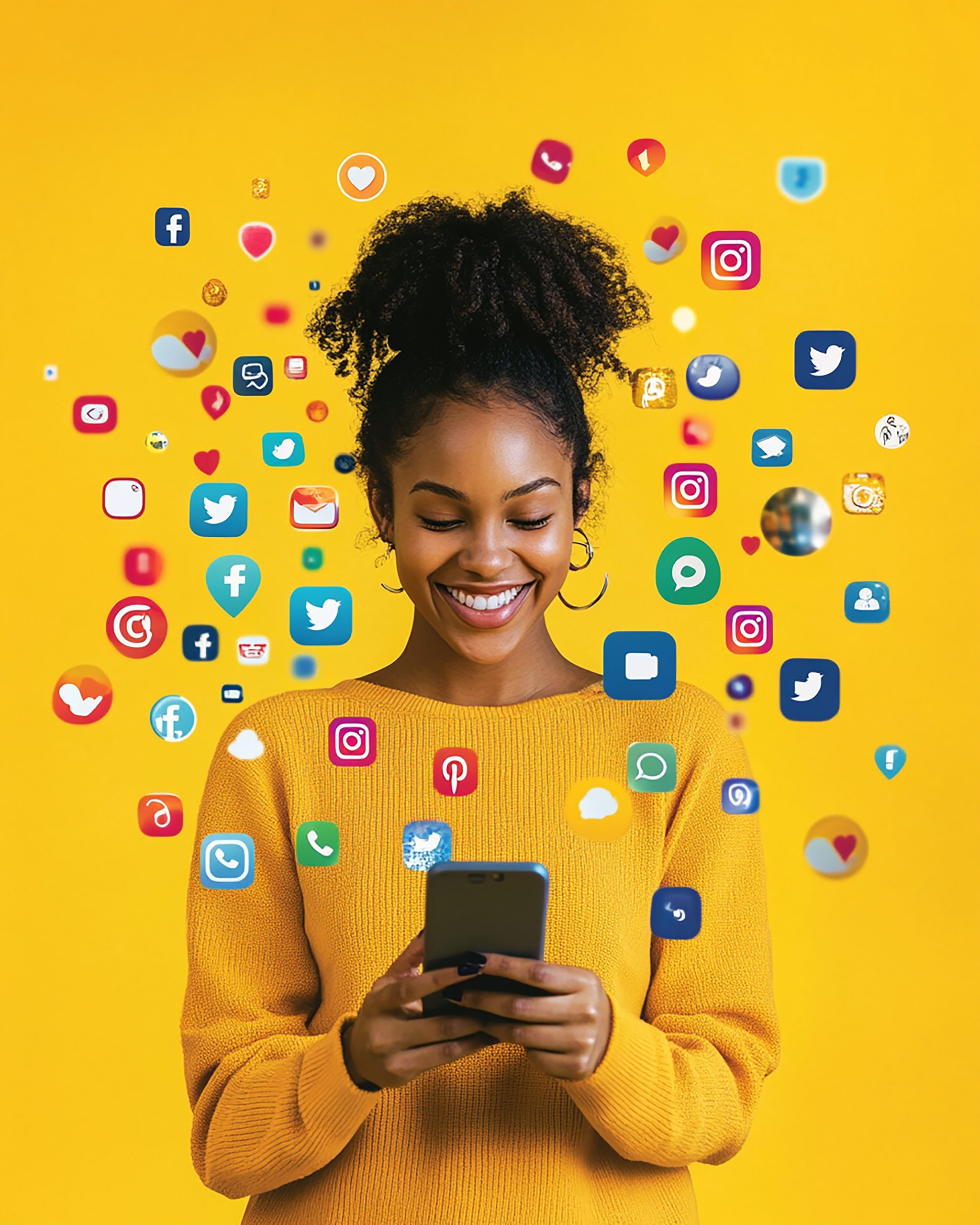 photo-woman-using-smartphone-surrounded-by-social-media-icons